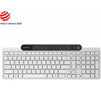 Lenovo 800 Self-Charging Bluetooth Keyboard-US English | Keyboard | Bluetooth | US English | White