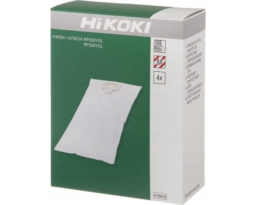 HIKOKI BAGS FILTRUJĄCE DO RP250YDL/RP300YDL /4 pcs.