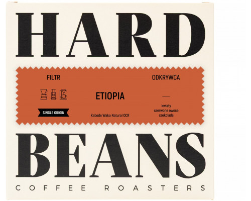 Hard Beans kawa ziarnista Etiopia Kebede Wako OCR Filter 250 g