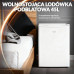 AD 8096 white Wolnostojąca lodówka podblatowa 45l | metalowe drzwi | 6-stopniowa regulacja | agregatowa | biała