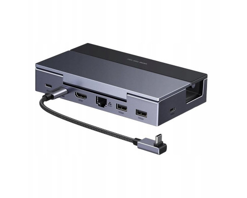 Station forkująca UGREEN CM800 6w1 for konsol prwith enośnych Steam Deck / Asus ROG Ally USB-C for HDMI 4K 120Hwith  2x USB USB-C RJ45 (swith ara)