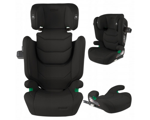 KIDWELL FOTELIK TENDO BLACK 100-150cm ISOFIX