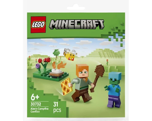 LEGO Minecraft Potyczka Alex przy ognisku (30732)