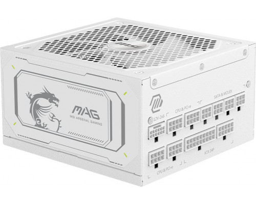 MSI MAG A1000GL White PCIE5 1000Watt