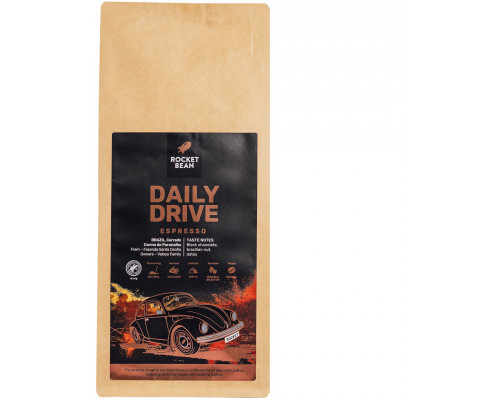 Hard Beans Coffee Rocket Bean kawa ziarnista DAILY DRIVE Brazylia Espresso 500 g