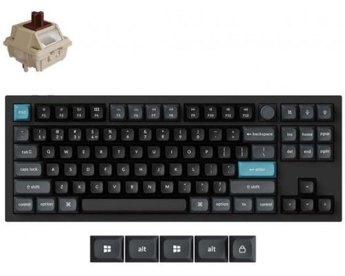 Keychron Belaidė klaviatūra Q3 ULTRA/Juodas Q3U-M3 KEYCHRON