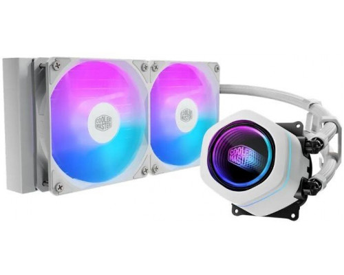 Cooler Master chłodnica wodna MasterLiquid Core Nex 240, 2x120mm, LGA1851, AM5, biała