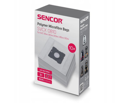 Sencor SVCX 0810 Bags do SENCOR SVC 55xx/60xx/85xx/93xx