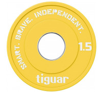 Tiguar Plate frakcyjny gumowy TIGUAR olympic 50 mm 1.5 kg