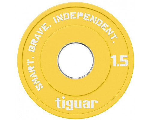 Tiguar Plate frakcyjny gumowy TIGUAR olympic 50 mm 1.5 kg