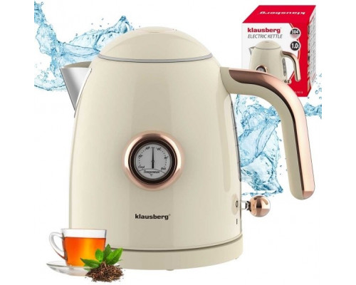 Klausberg CZAJNIK ELEKTRYCZNY 1L Z TERMOMETREM KLAUSBERG KB-9018
