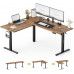 Gaming galds SENSE7 Nojo Light Corner Ciemnobrązowe 160 cm x 140 cm Dark Brown