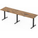 Gaming galds SENSE7 Nojo Light Corner Ciemnobrązowe 160 cm x 140 cm Dark Brown