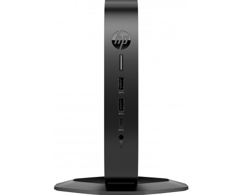 Komputer HP Elite t655 - Thin Client - SFF - 1 x Ryzen Embedded R2314 / 2.1 GHz - RAM 8 GB - Flash 64 GB - eMMC - Radeon Graphics - 1GbE - Win 10 IoT Enterprise - Monitor: żaden - Tastatur: francuski
