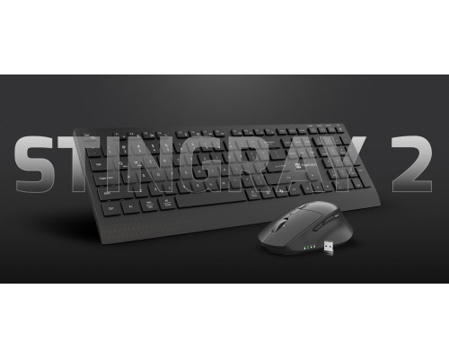 Natec NATEC STINGRAY 2 KLAWIATURA+MYSZ US BEZPRZEWODOWY TILT WHEEL