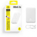 Baseus Magnetic Baseus EnerFill FM41 20000mAh 20W  kablem USB-C do USB-C 30cm - White