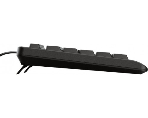 Trust Primo klawiatura Uniwersalne USB niemiecka Czarny