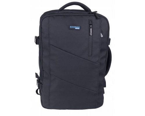 4kom.pl Plecak DONAU TRAVEL Prague, 17", 32l, USB + kabel, black