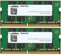 Mushkin Essentials, SODIMM, DDR4, 32 GB, 2400 MHz, CL17 (MES4S240HF16GX2)