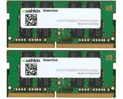 Mushkin Essentials, SODIMM, DDR4, 32 GB, 2400 MHz, CL17 (MES4S240HF16GX2)