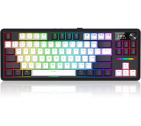 Redragon REDRAGON K746WB-RGB-PRO klawiatura USB + RF Wireless + Bluetooth Black