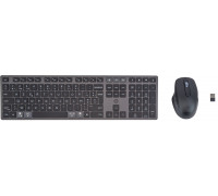 HP 720 Multi-Device Rechargeable Wireless Keyboard and Mouse Combo klawiatura Dołączona myszka Dom USB + Bluetooth AZERTY belgijski Black