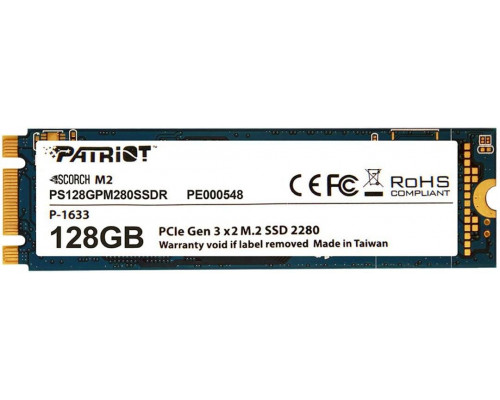 SSD Patriot 128GB M.2 2280 PCI-E x2 (PS128GPM280SSDR)