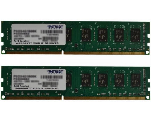Patriot Signature, DDR3, 4 GB, 1333MHz, CL9 (PSD34G1333K)