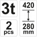 Yato Car stands max. 3t 280-420mm 2szt. (YT-17311)
