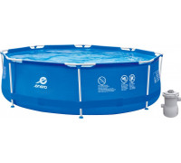 Enero Swimming pool rack oval 300X76 cm with pump filtrującą