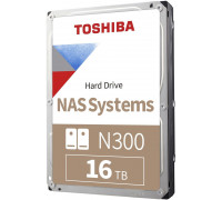 Toshiba 16TB NAS N300 MN11ACA16TS 7200 RPM 512MB CMR 3,5" bulk