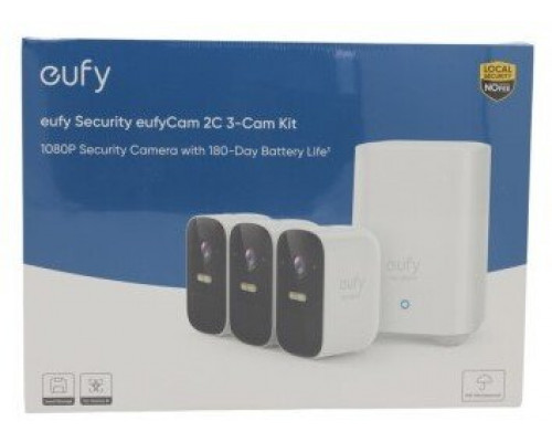 Eufy Security eufyCam 2C 3-Cam Kit T88323D2 (0194644168995)