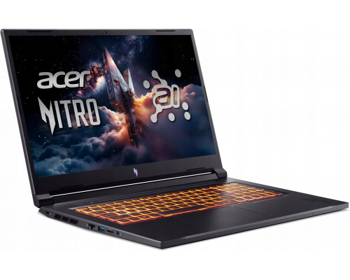 Laptop Acer Nitro V 17 AI / 17.3" / Ryzen AI 5 240 / 16GB / 512GB / No OS (NH.QYTEP.008)