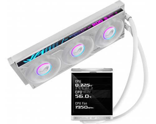 Asus ASUS ROG Strix LC IV 360 ARGB LCD White Edition Zestaw do chłodzenia płynami 12 cm White