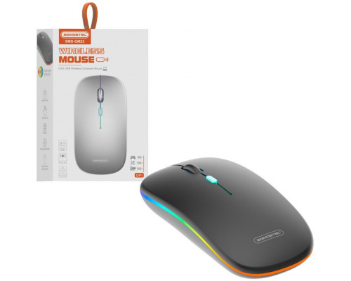 Somostel mysz komputerowa bezprzewodowa RGB LED czarny SMS-GM23 (36160)