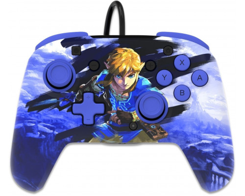 Pad PDP Controller Faceoff Deluxe+Audio Warrior Link Switch (500-134-WRLK)