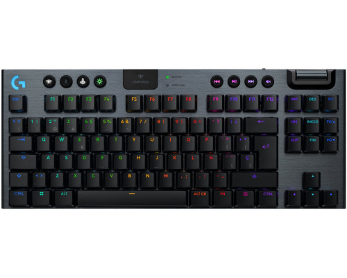 Logitech G G915 X LIGHTSPEED TKL klawiatura Gaming USB + RF Wireless + Bluetooth QWERTY Hiszpański Black
