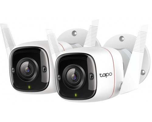 TP-Link Tapo Outdoor Security Wi-Fi Camera, IP security camera, Outdoor, Wired & Wireless, CE, NCC, Wall, White (TAPO C310P2)