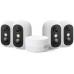 Eufy EufyCam C35 - 4 Kamera Kit - Sieciowa kamera monitoringu - do użytku zewnętrznego i wewnętrznego - odporna na warunki atmosferyczne - Kolor (Dzień i Noc) - 1920 x 1080 - 1080p - Audio - bezprzewodowa - Wi-Fi - Prąd stały 5 V - z HomeBase Mi