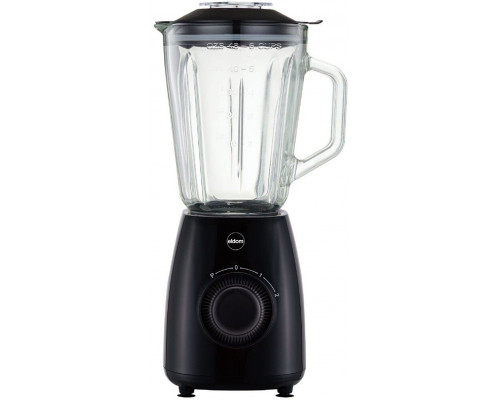 goblet Eldom Noxar 100W czarny 22000 OBR/NIN kielich 1 8 L ze szkła hartowanego dwa poziomy rędkości + Pulse (BK6)