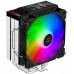 Evolveo Chłodnica CPU QuietCool7 z cyfrowym wyświetlaczem, 6x heatpipe, czarny (QUIETCOOL7-BK)
