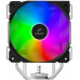 Evolveo Chłodnica CPU QuietCool7 z cyfrowym wyświetlaczem, 6x heatpipe, czarny (QUIETCOOL7-BK)