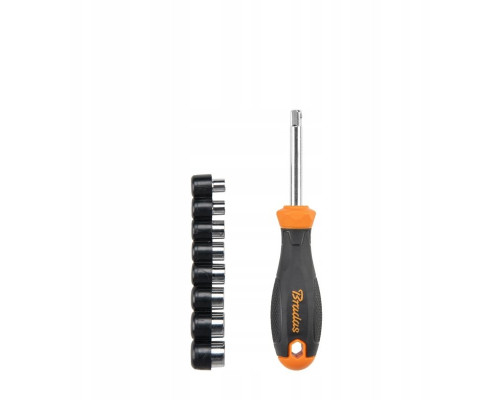 Bradas Kluczy nasadowych z wkrętakiem (DIY-SW10SET1)