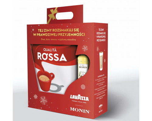 Lavazza Qualita Rossa 1 kg + syrop MONIN
