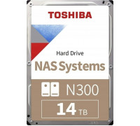 Toshiba N300 NAS Hard 14TB 1024MB 3.5inch 7200RPM (MN11ACA14TS)