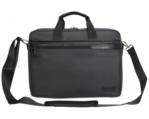 Wozinsky Na laptop WET-15 15.6" z rączką i regulowanym paskiem na ramię - black (5907769388590)