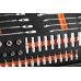 Neo Tools Kluczy nasadowych 1/2", 1/4", 95 szt., CrV, pianka EVA (10-065)