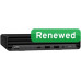 Mini PC HP Renewed Grade A | EliteDesk 800 G6 Desktop Mini | Intel Core i5 | i5-10500T | 8 GB | SSD | 256 GB | Intel UHD Graphics 630 | Windows 11 Pro (RHPed800g661X3A2WA)