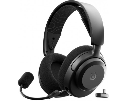 SteelSeries Arctis Nova 3P Zestaw słuchawkowy Bezprzewodowy Opaska na głowę Gaming USB Type-C Bluetooth Czarny (61775)