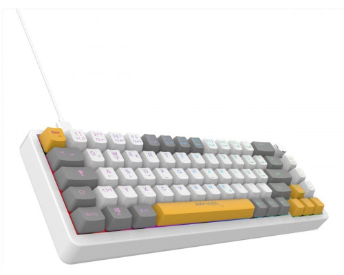 Ducky INCA Gaming RGB/RedSwitch/USB/Mechan. 2.00m White (592616)